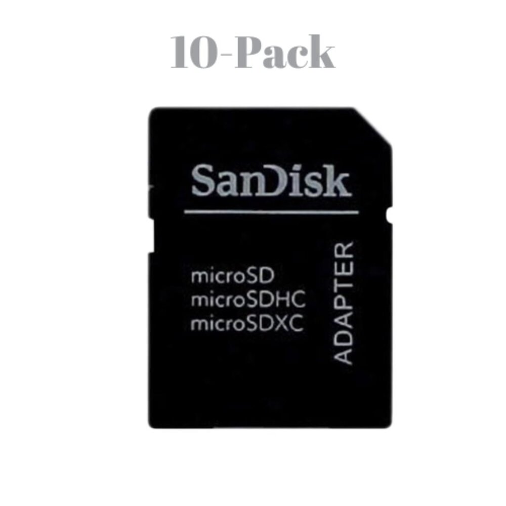 Refurbished  10-PC SanDisk MicroSD to SD Memory Card Adapter